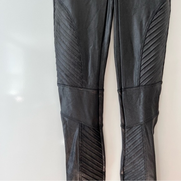 Spanx Faux Leather Moto Leggings - Picture 9 of 15